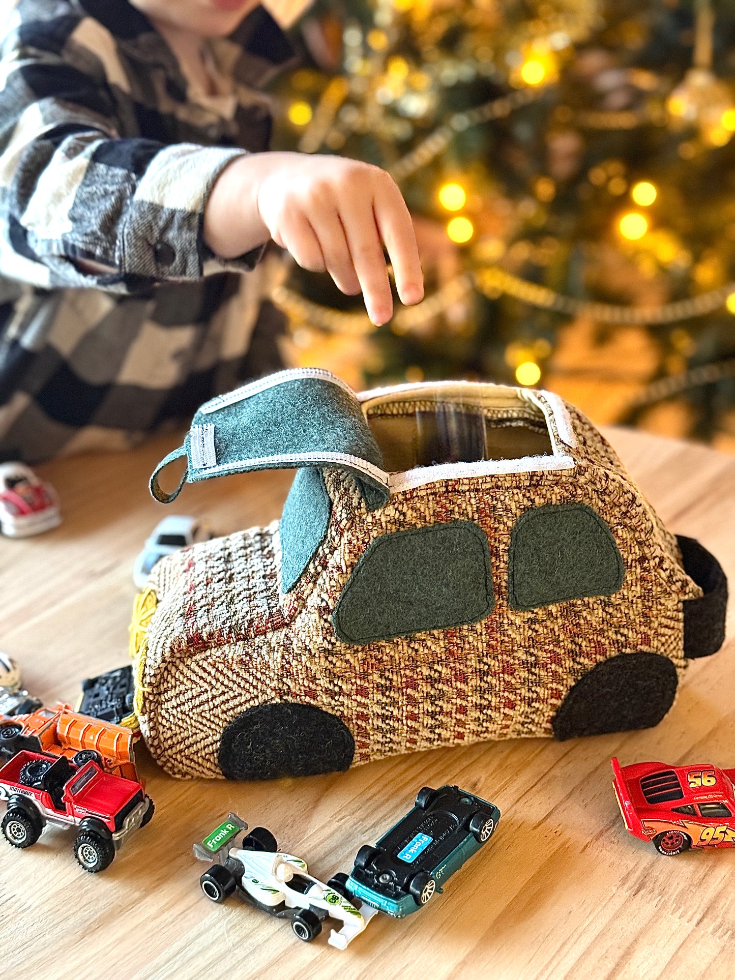 Toy Car Carry Case PDF Sewing Pattern | Kids Toy Storage