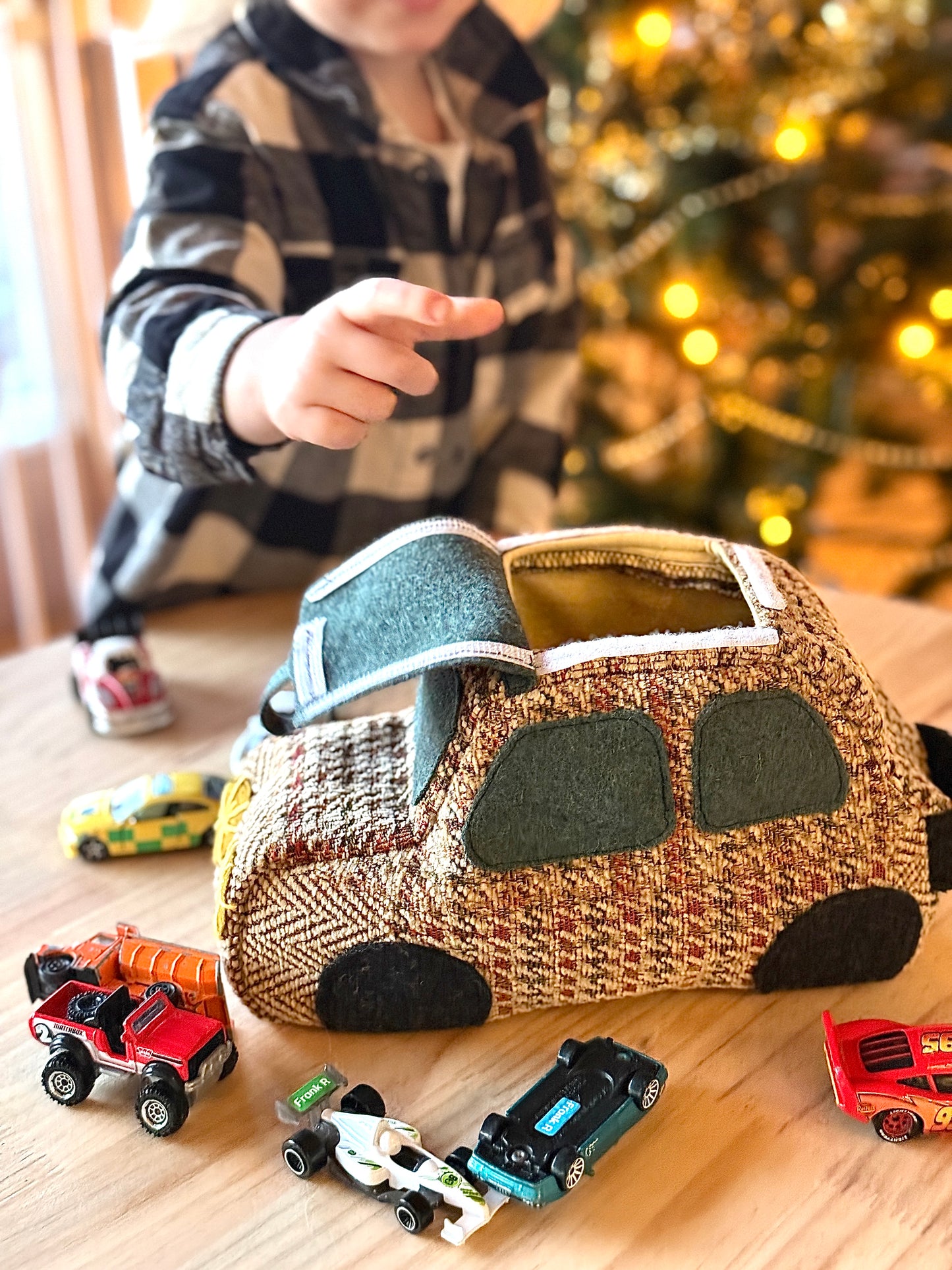 Toy Car Carry Case PDF Sewing Pattern | Kids Toy Storage