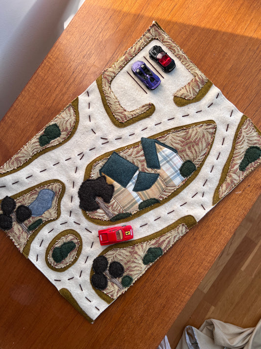 Roll-Out Road Mat PDF Sewing Pattern | Travel Play Mat