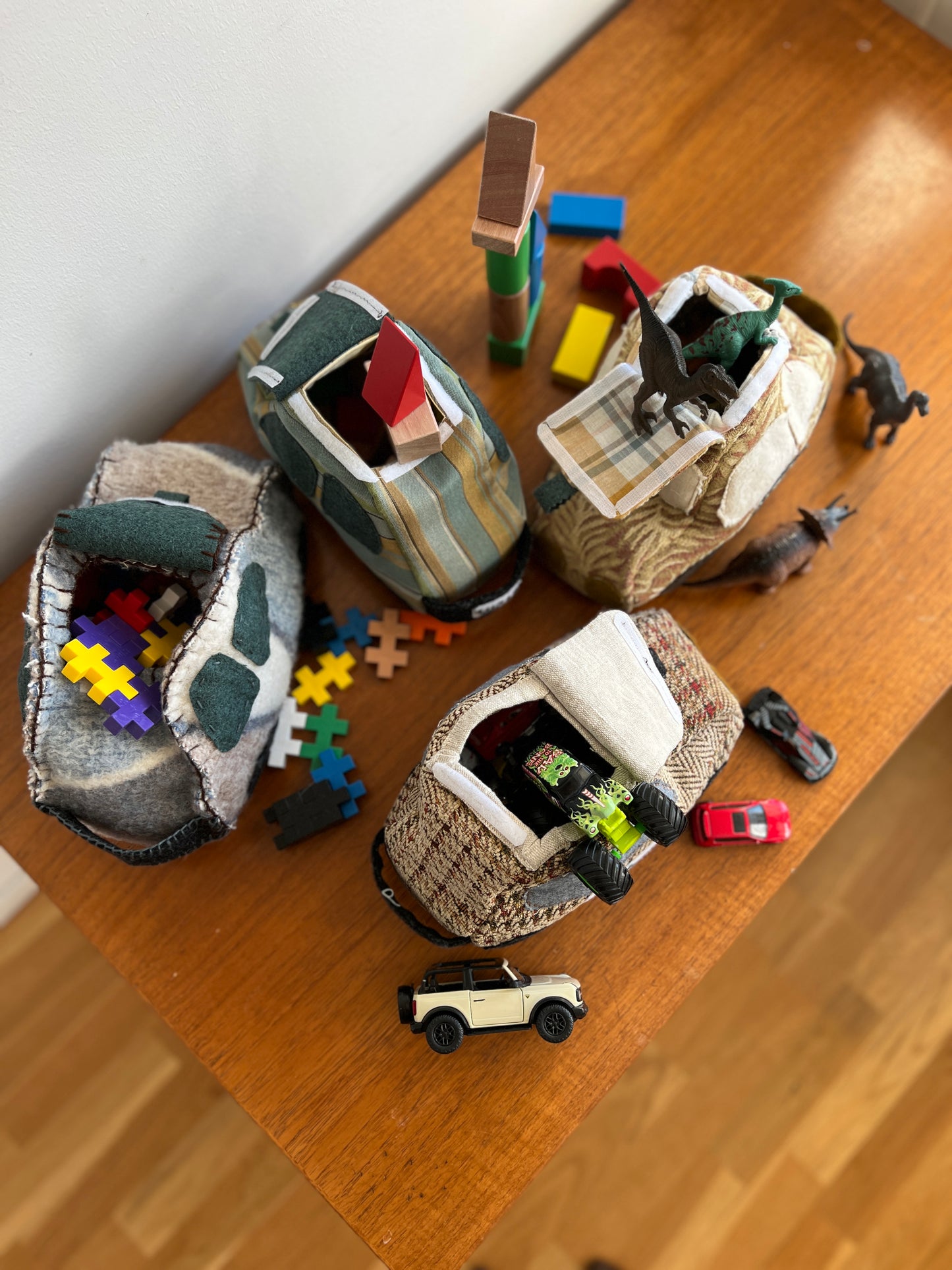 Toy Car Carry Case PDF Sewing Pattern | Kids Toy Storage