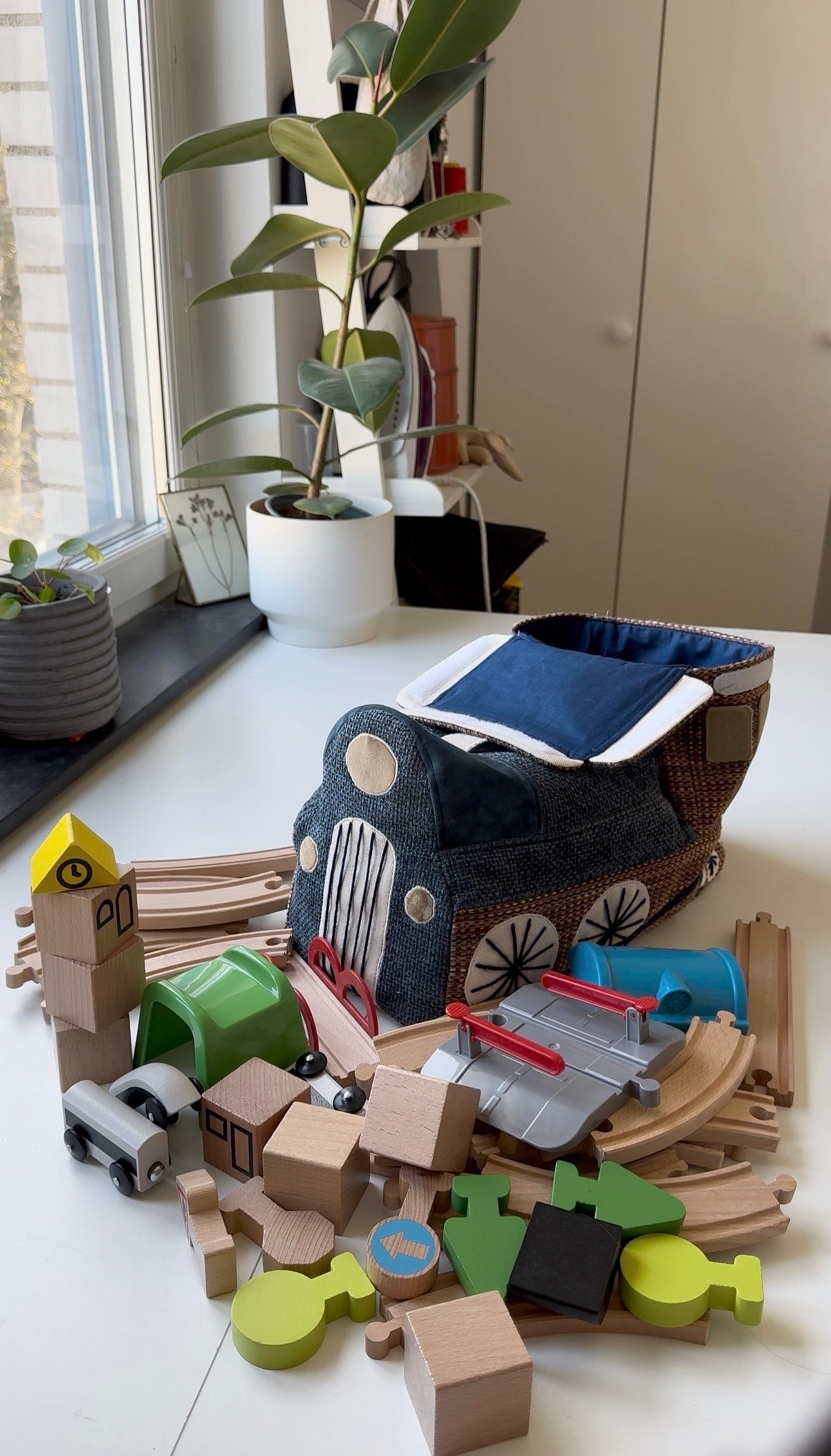 Little Locomotive PDF Sewing Pattern | Toy Train Storage Bag