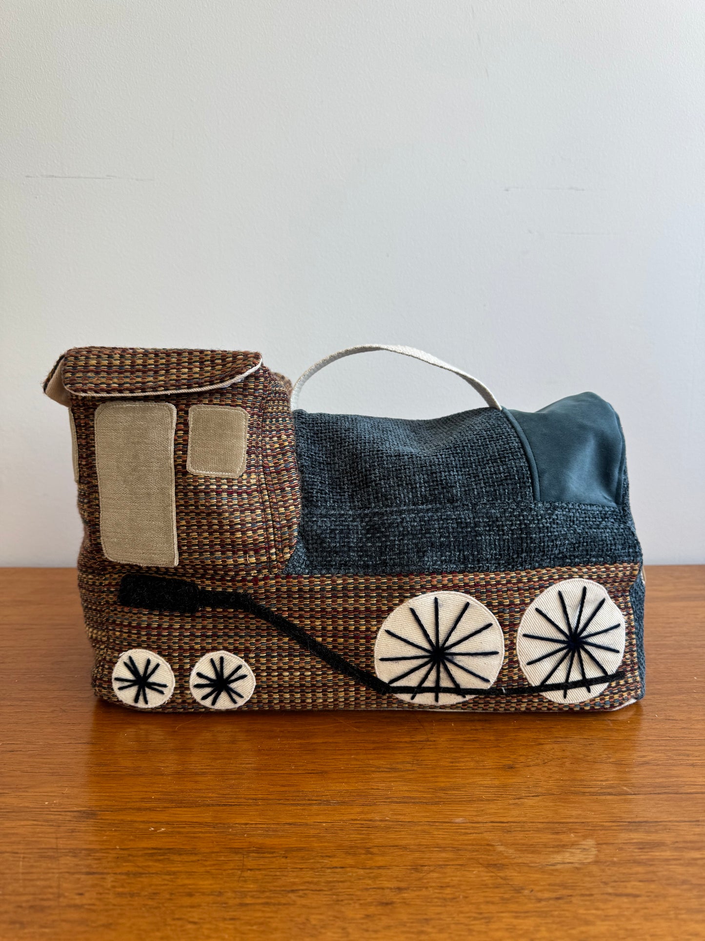 Little Locomotive PDF Sewing Pattern | Toy Train Storage Bag