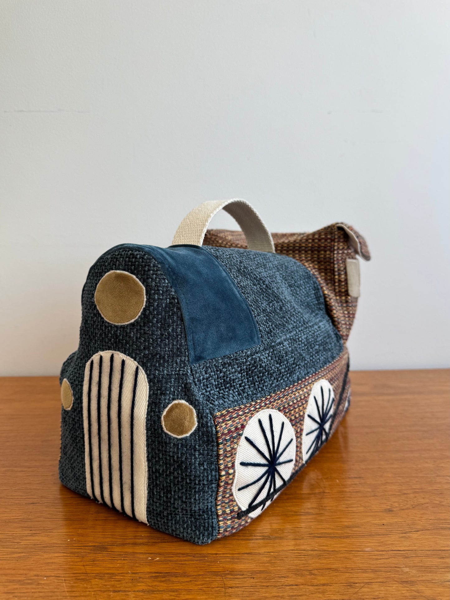 Little Locomotive PDF Sewing Pattern | Toy Train Storage Bag