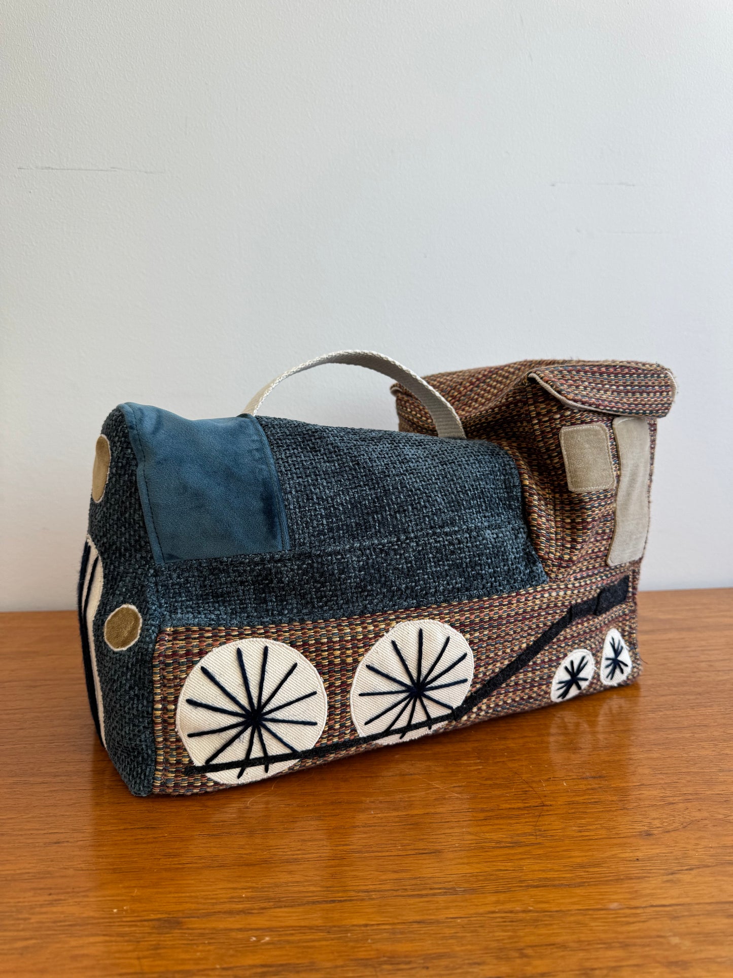 Little Locomotive PDF Sewing Pattern | Toy Train Storage Bag