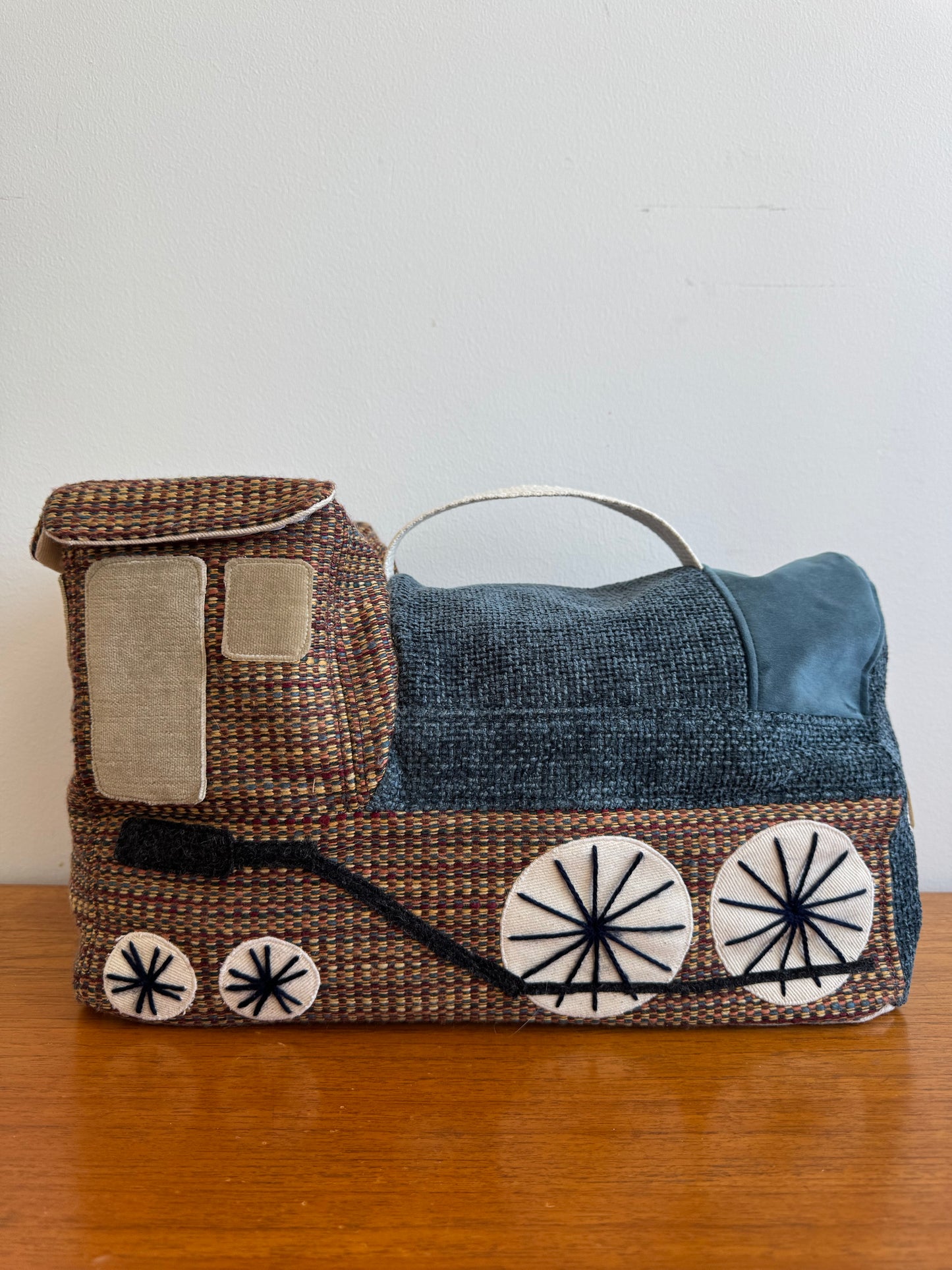 Little Locomotive PDF Sewing Pattern | Toy Train Storage Bag